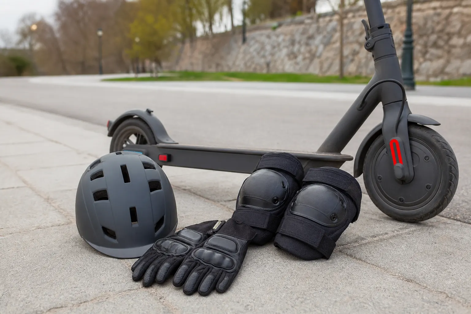 Skyddsutrustning för elsparkcykel