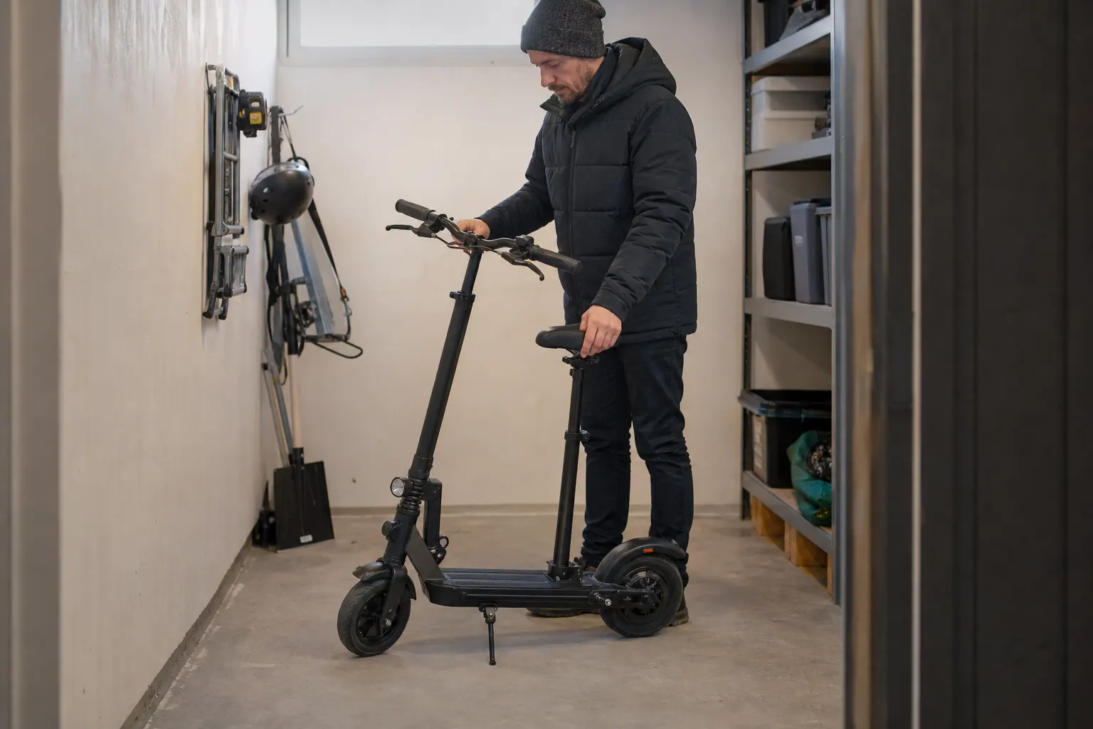 Vinterförvaring av elsparkcykel