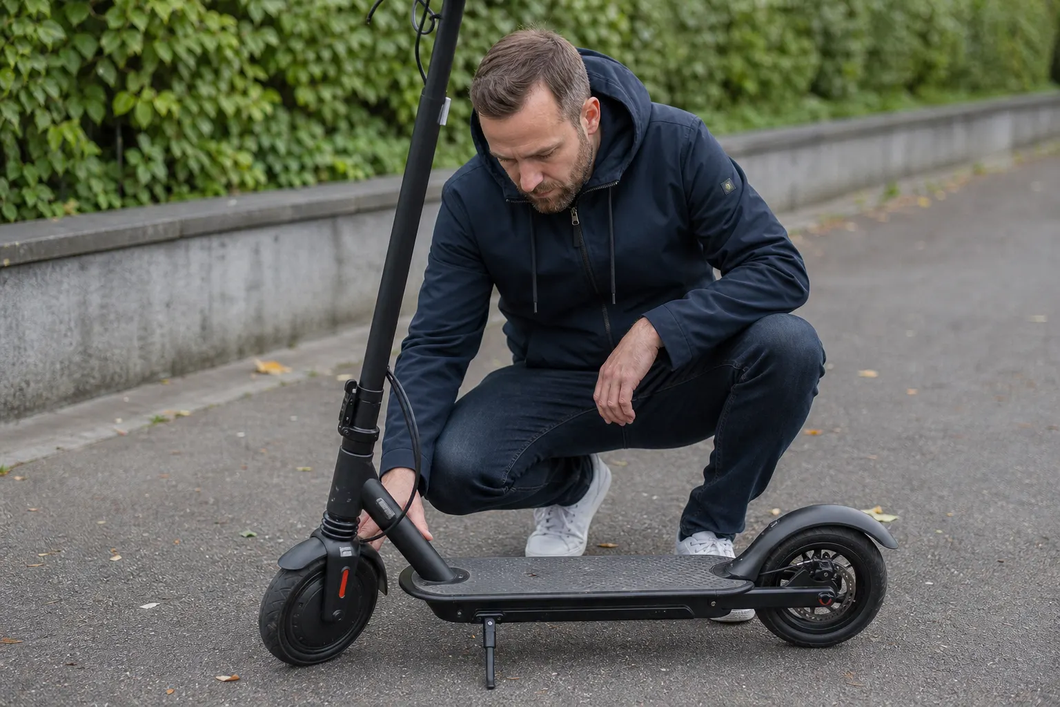Inspektion av elsparkcykel före köp